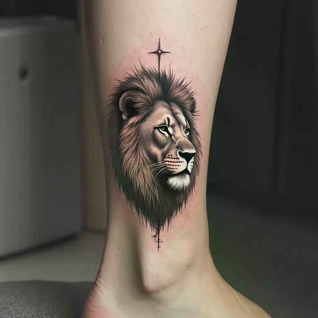 Lion Tattoo Design 6