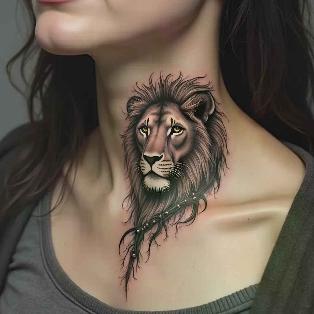 Lion Tattoo Design 4