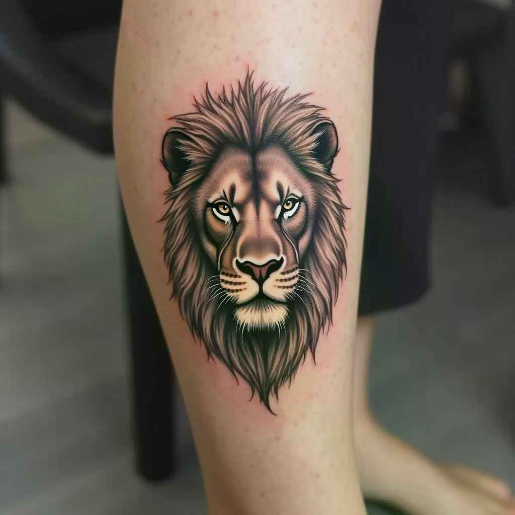 Lion Tattoo Design 3
