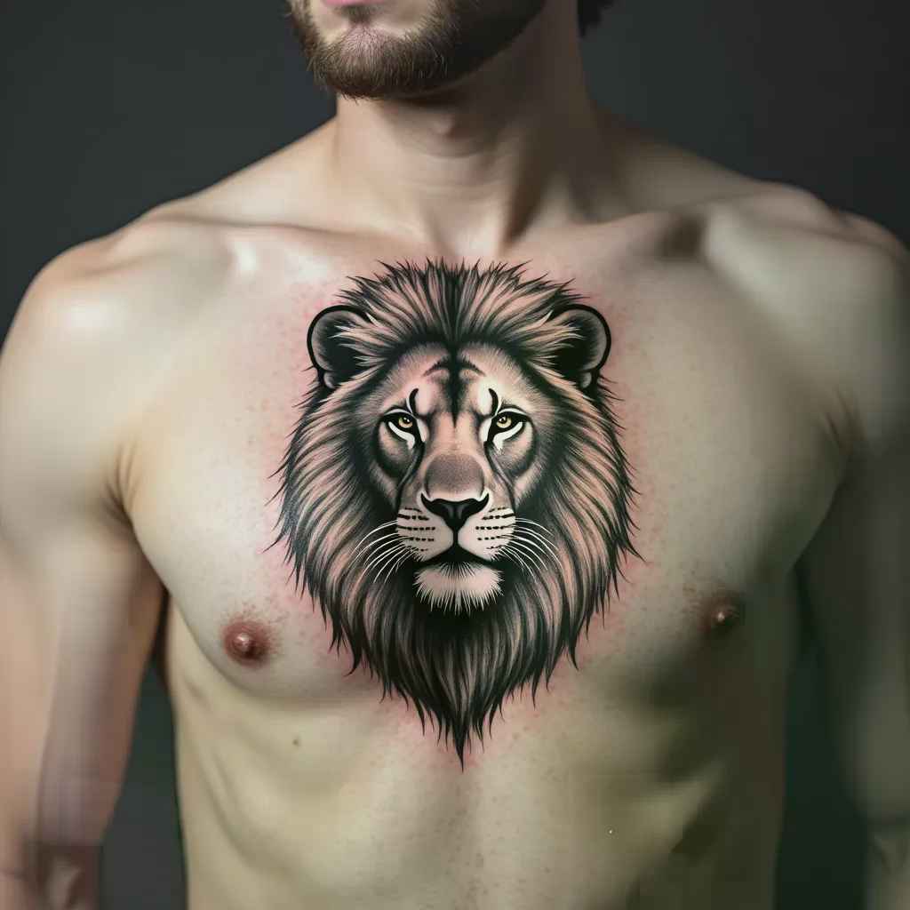 Lion Tattoo Design 2