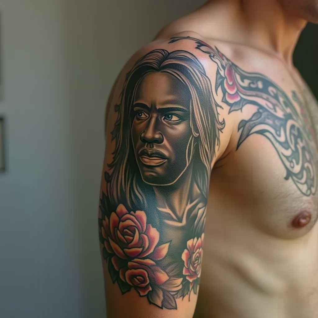 Classic American traditional tattoo - tattoo design app by TattooGPT Art