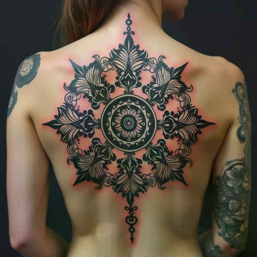 Mandalas tattoo meaning - unity balance harmony