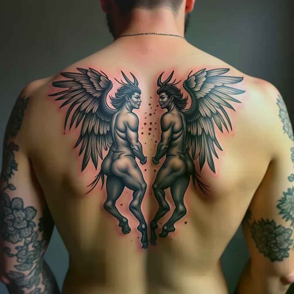 Angels And Demons Tattoo