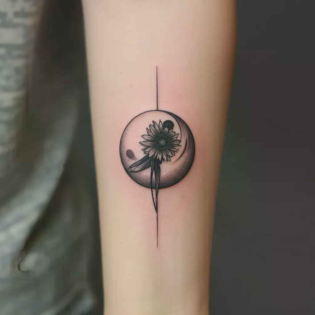 Simple minimalist tattoo design - tattoo design app by TattooGPT Art