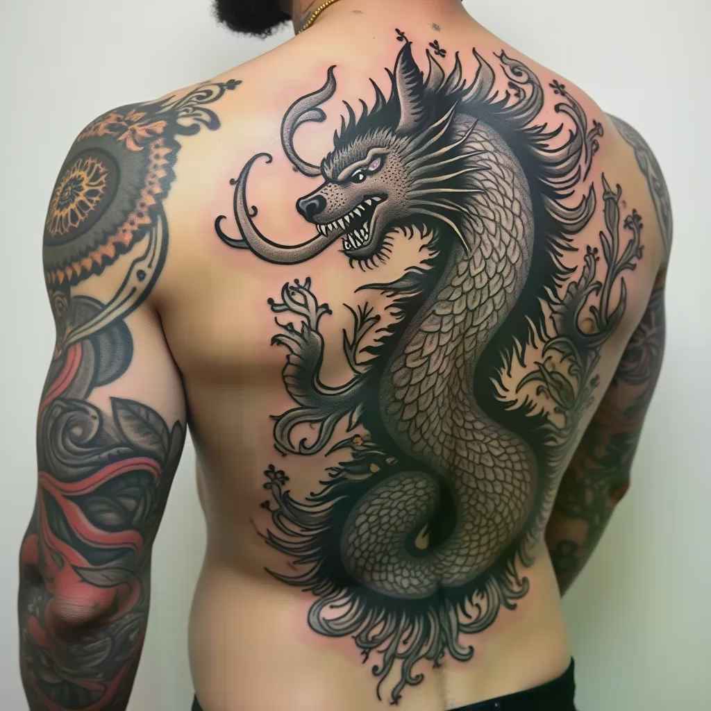 Back tattoo placement ideas - full back tattoo designs