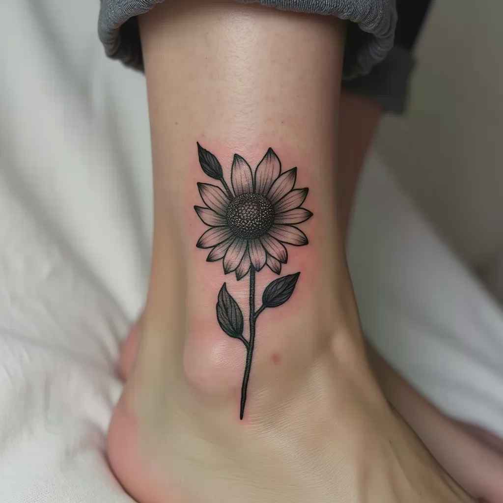 Ankle tattoo placement ideas - small ankle tattoo designs