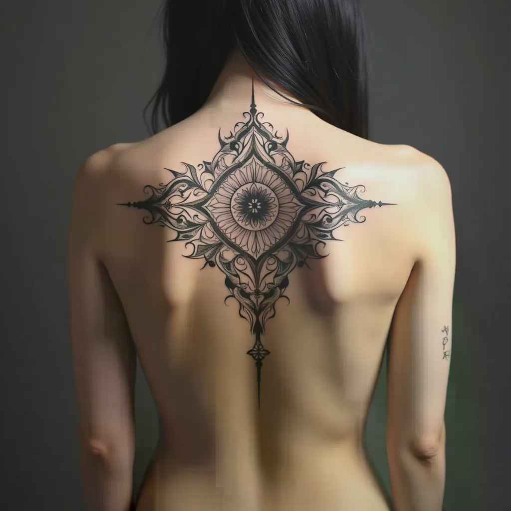 Realistic custom tattoo design on chest - free online tattoo designer by TattooGPT Art